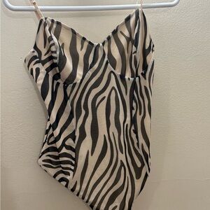 Zebra Print Women's Top
